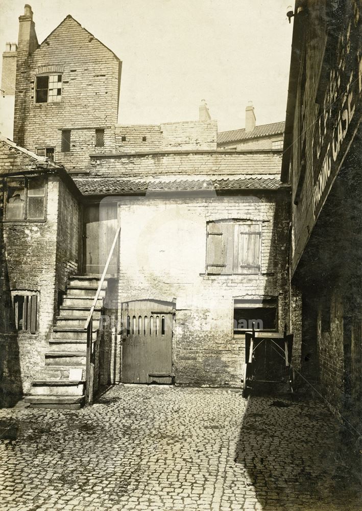 White Lion Yard, Hollow Stone, Lace Market, Nottingham, 1919