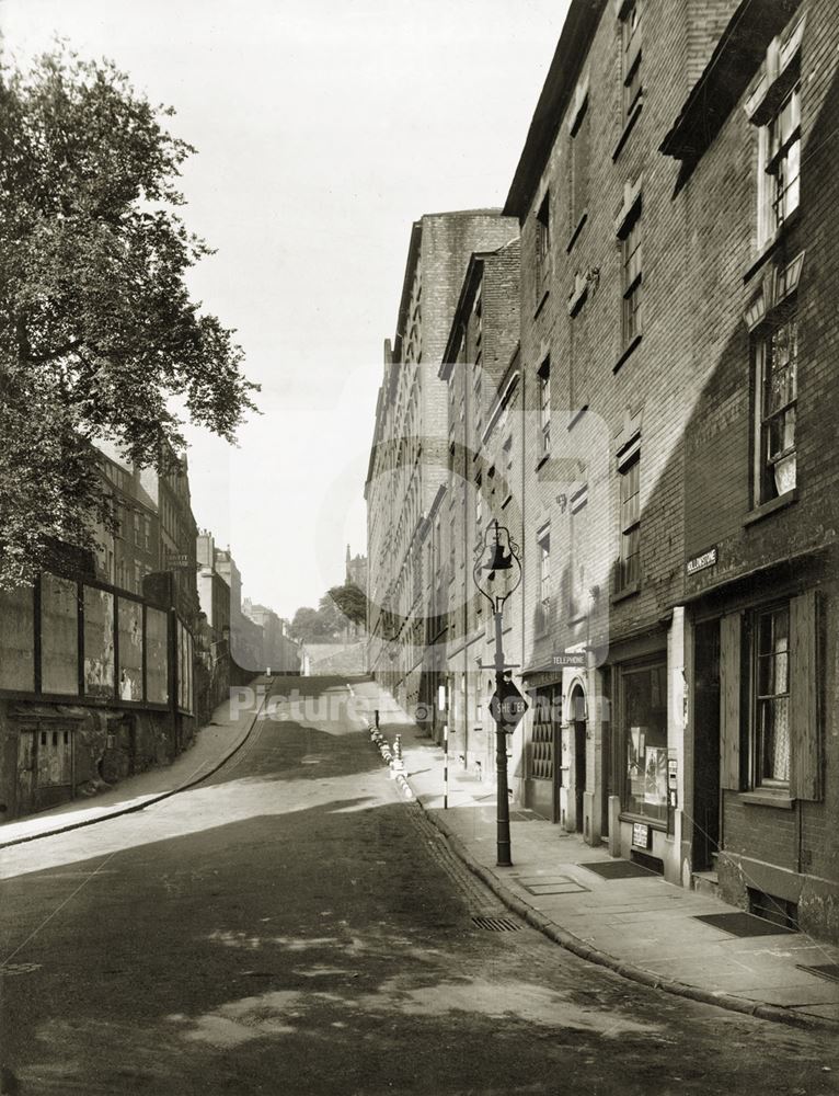 Hollow Stone, Lace Market, Nottingham, 1944