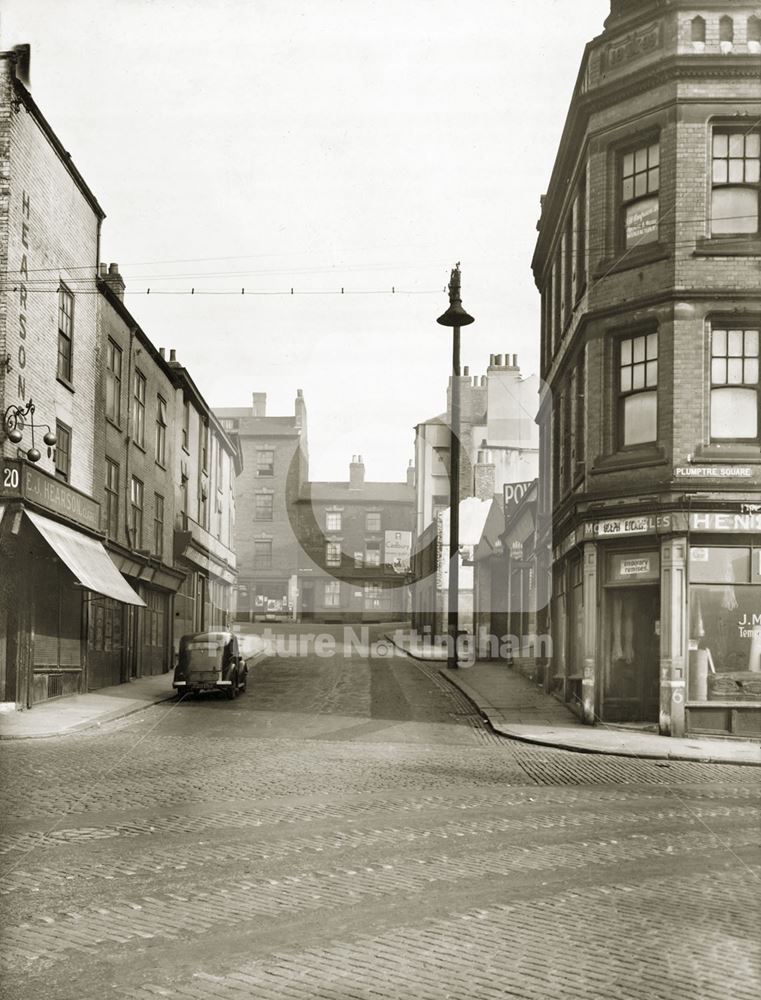 Hollow Stone, Lace Market, Nottingham, 1944