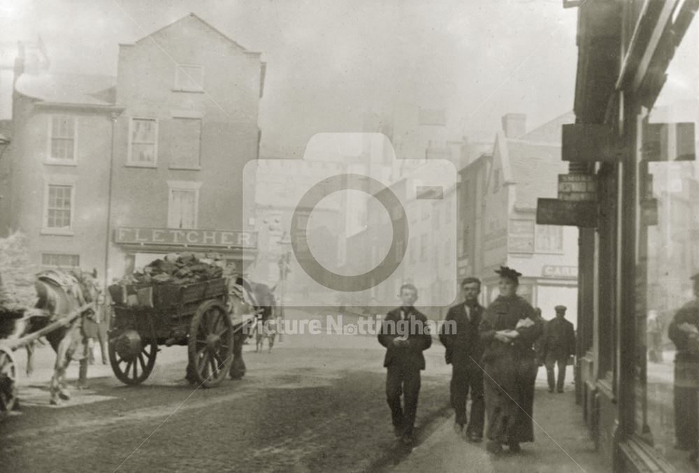 Hollow Stone, Lace Market, Nottingham, c 1890