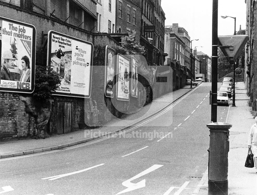 Hollow Stone, Lace Market, Nottingham, 1976