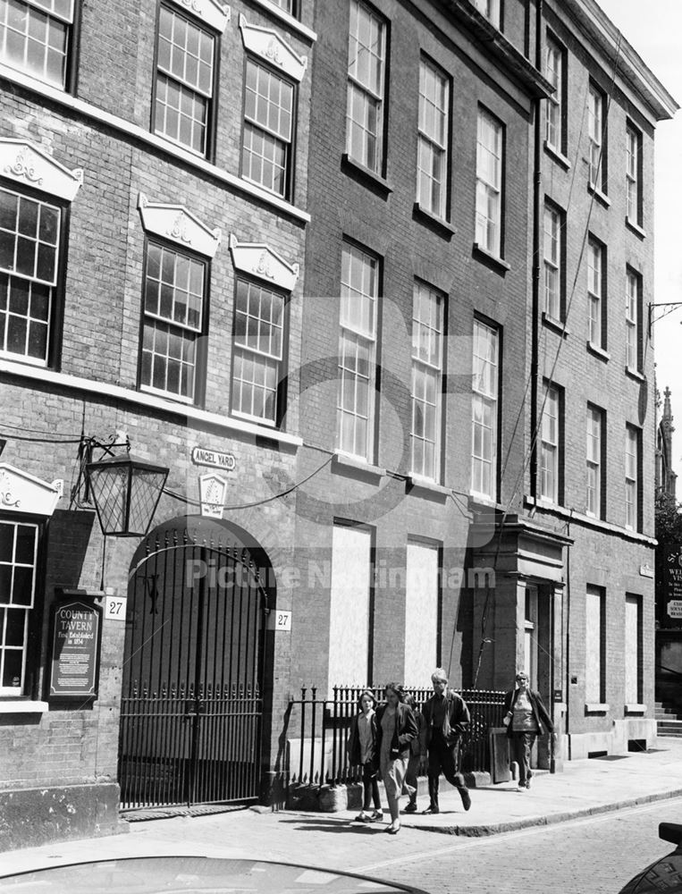 Angel Yard, High Pavement, Lace Market, Nottingham, 1996