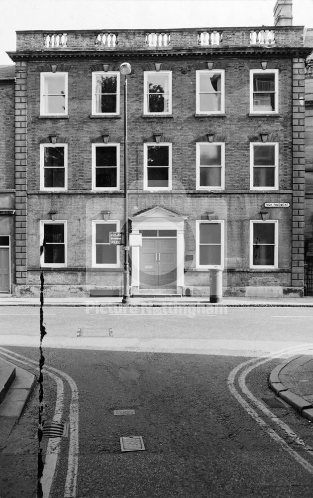 High Pavement, Lace Market, Nottingham, 1975