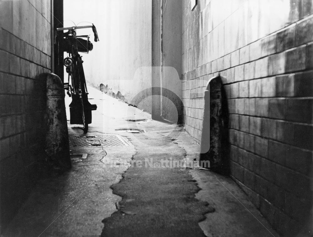 Boundary Posts, Hurt's Yard,, Nottingham, 1978