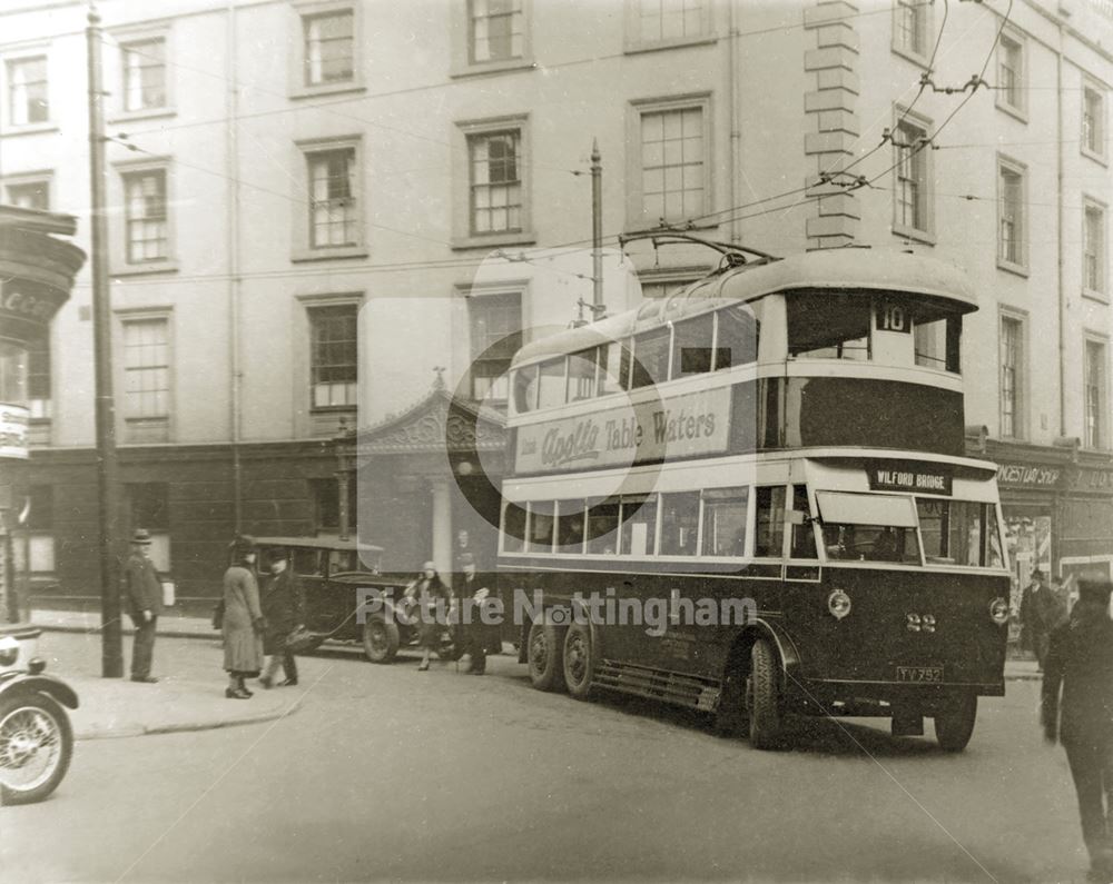 George Hotel, George Street, Nottingham, c 1930?