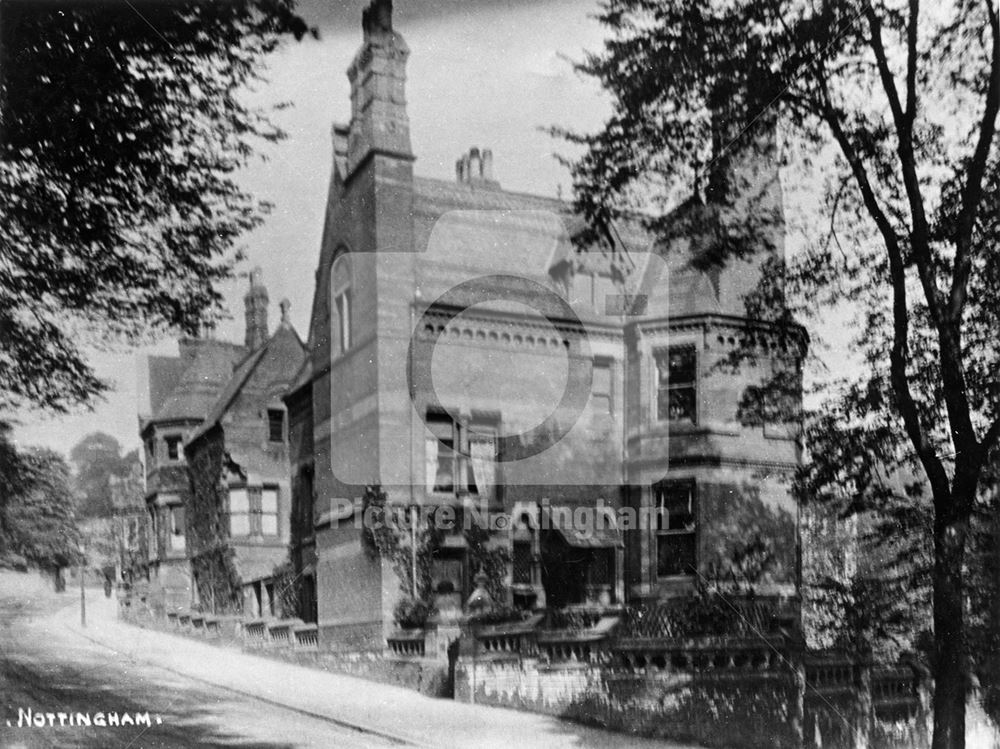 Watson Fothergill designed houses, 5-7 Lenton Road, The Park, Nottingham, 1964