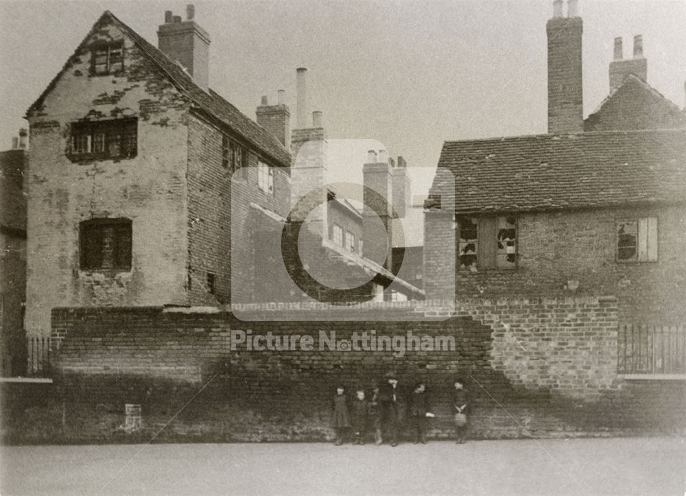 Leg of Mutton Yard, off Millstone Lane, Nottingham, 1910