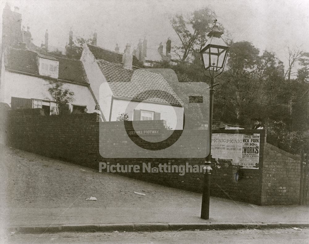 Lees Hill Footway, Sneinton, Nottingham, c 1900?