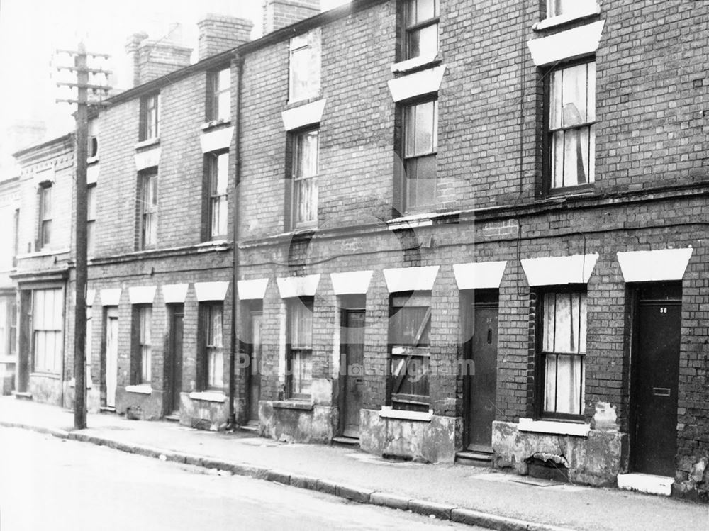 Lammas Street, Meadows, Nottingham, 1972