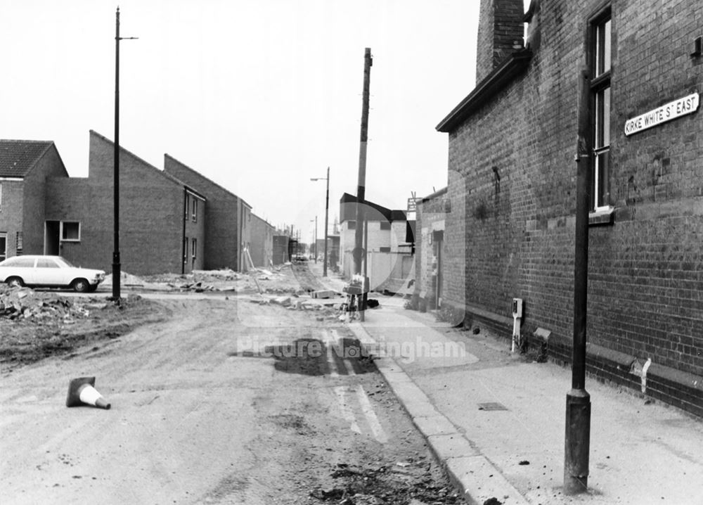 Kirkewhite Street East, Meadows, Nottingham, 1975