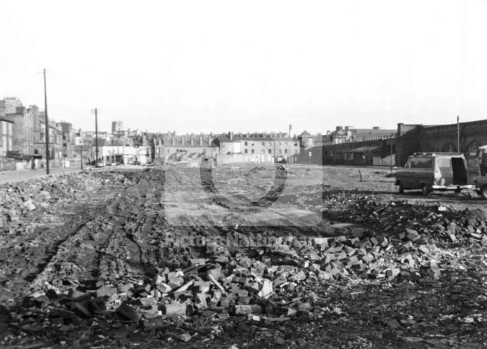 Kirkewhite Street Demolition, Meadows, Nottingham, 1975