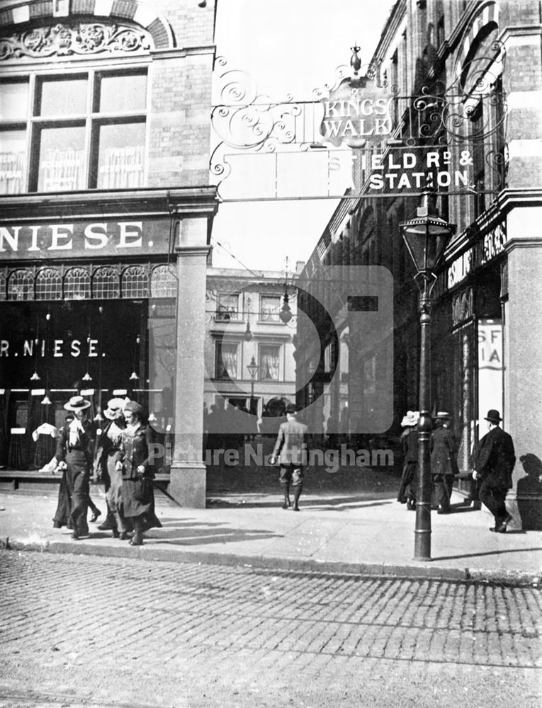 Kings Walk, Nottingham, c 1910