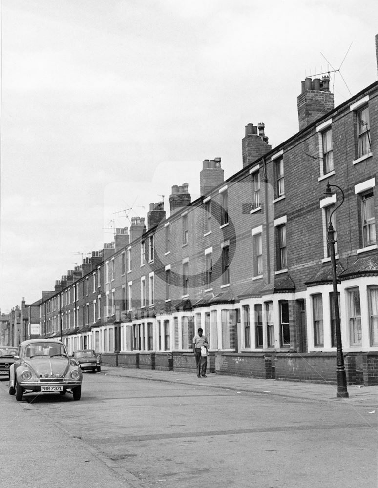 Kirkewhite Street, Meadows, Nottingham, 1976