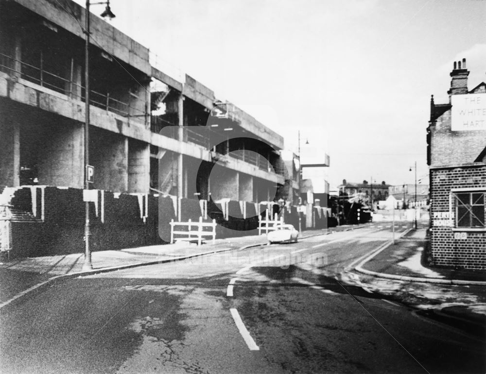 Victoria Centre Development, Glasshouse Street, Nottingham, 1970