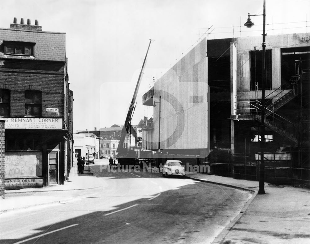 Victoria Centre Development, Glasshouse Street, Nottingham, 1970