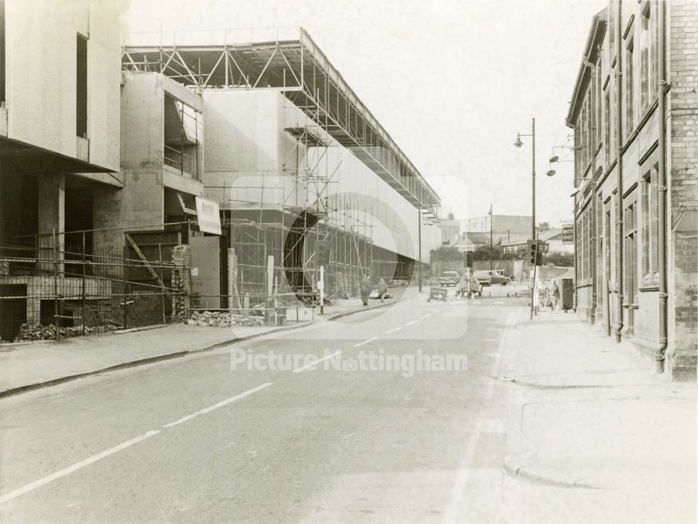 Victoria Centre Development, Glasshouse Street, Nottingham, 1970