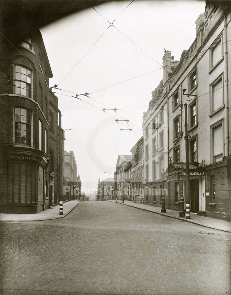 George Street from Goose Gate, Nottingham, 1944