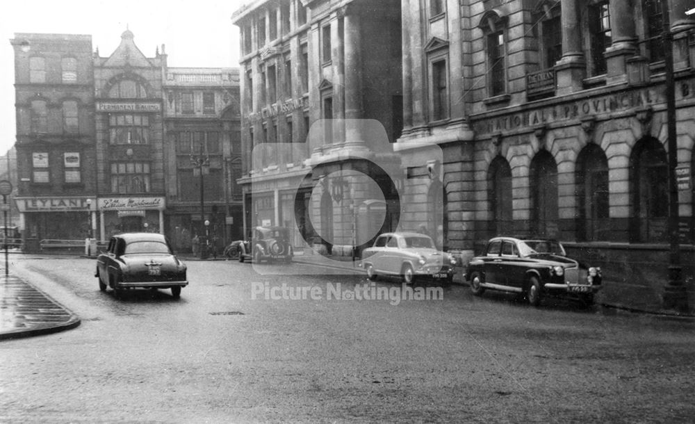 Exchange Buildings, High Street, Nottingham, c 1950s