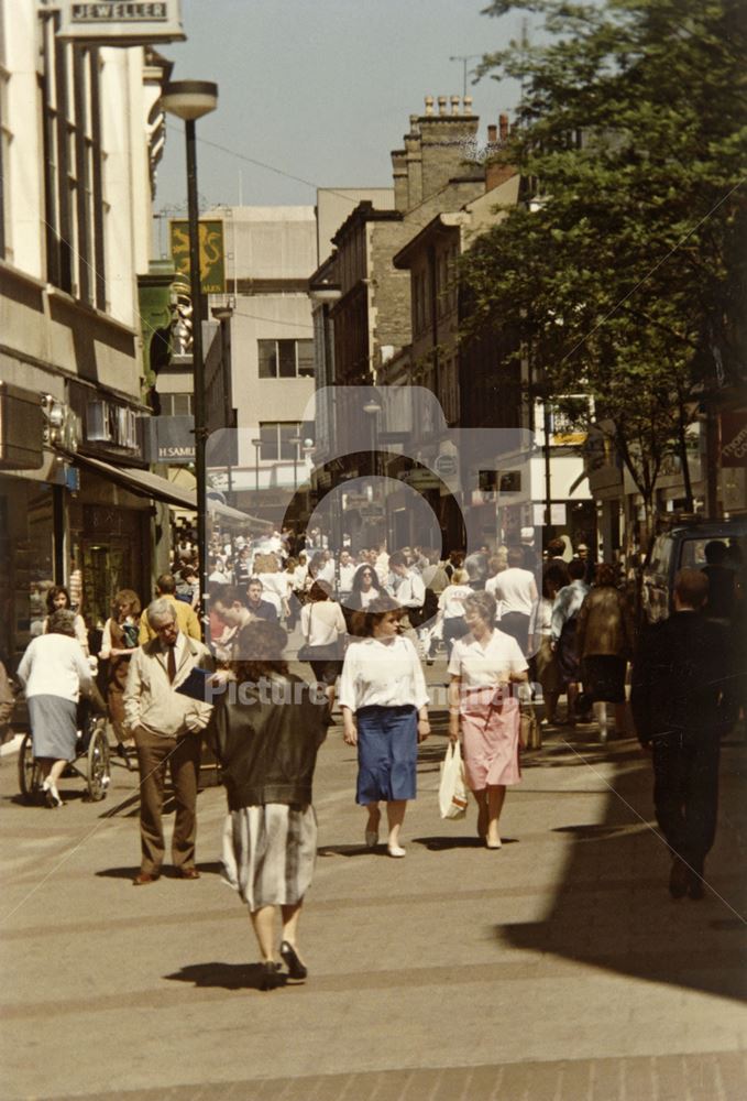 Clumber Street, Nottingham, 1980s