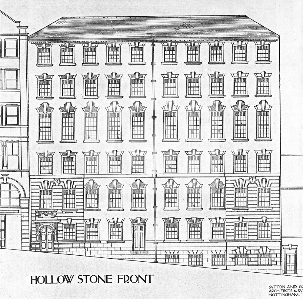 No. 1 Hollowstone, Lace Market, Nottingham, 1910