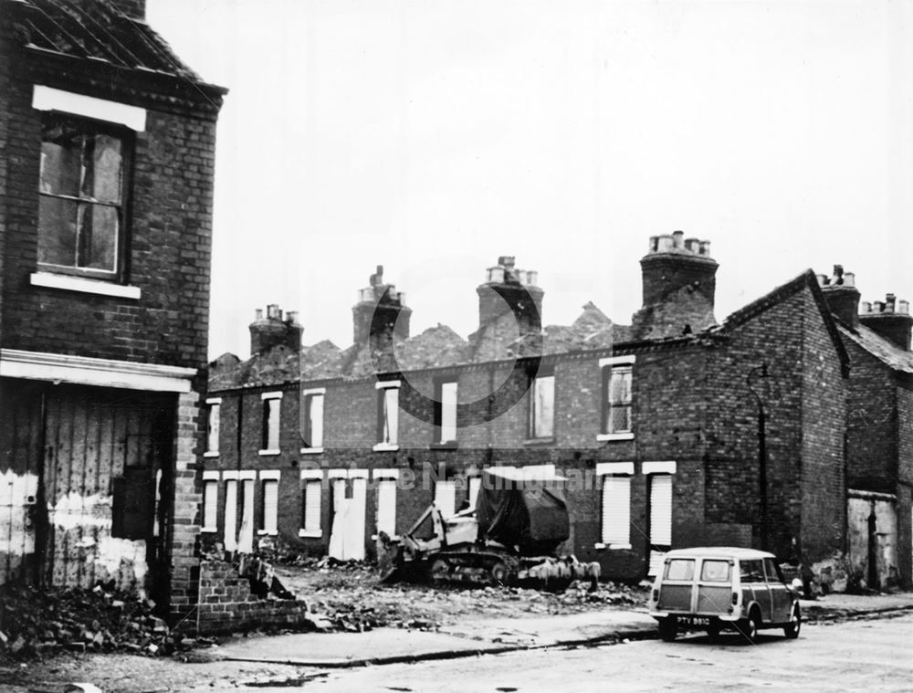 Hyde Terrace, Lowdham Street, Carlton Road, Nottingham, 1972