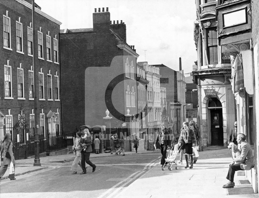 Low Pavement, Nottingham, 1974