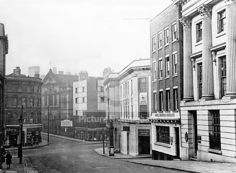 Low Pavement, Nottingham, c 1950