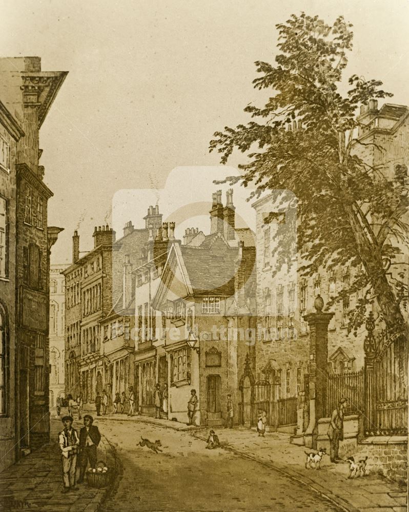 Low Pavement, Nottingham, 19th century