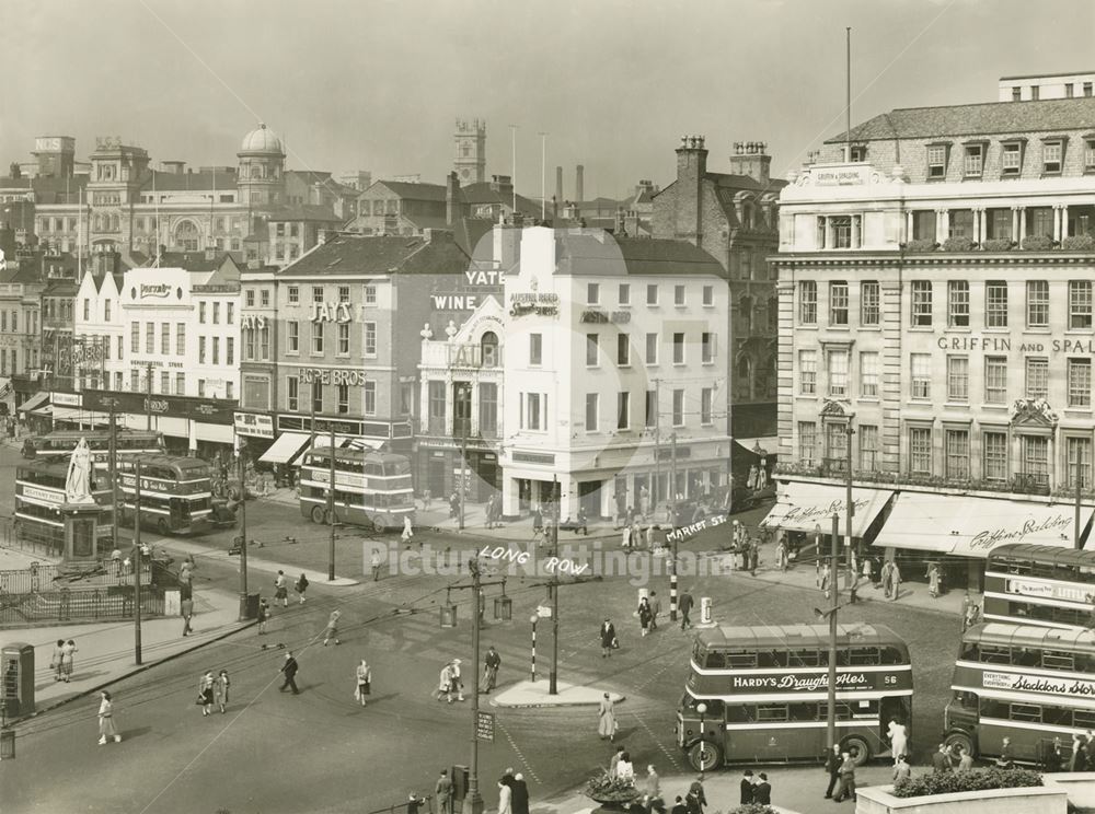 Long Row, Nottingham, 1949