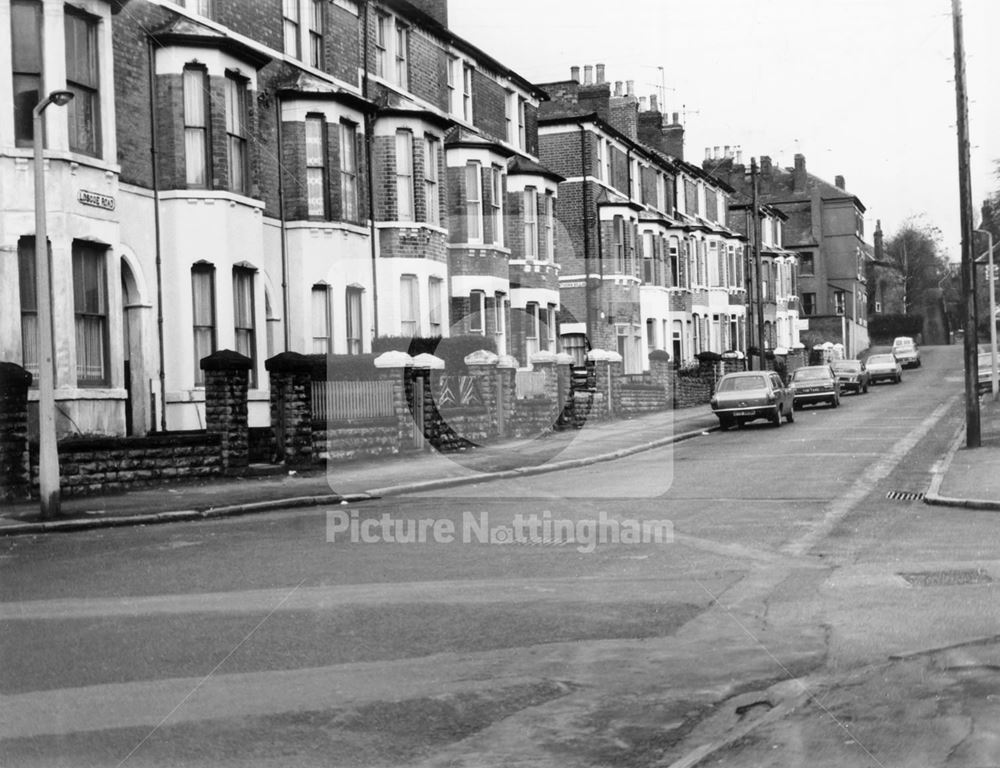 Loscoe Road, Carrington, Nottingham, 1977