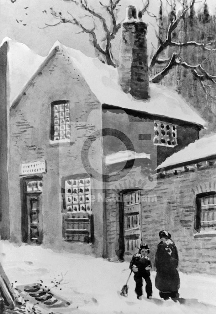 Long Stairs, Narrow Marsh, Nottingham, c 1880s