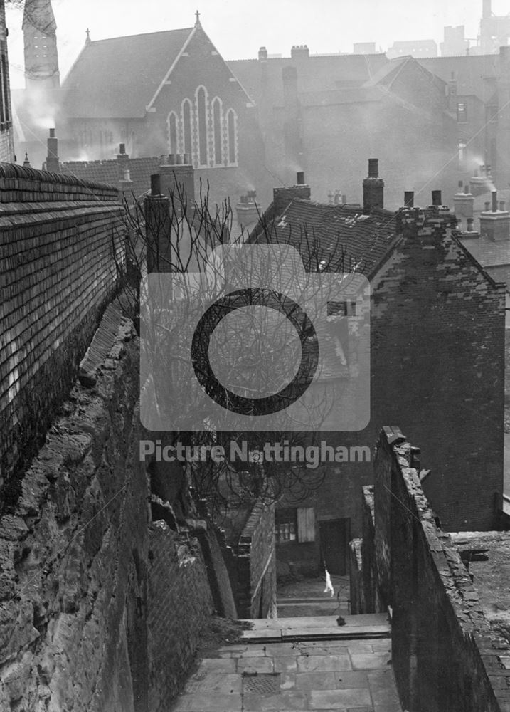 Long Stairs, Narrow Marsh, Nottingham, c 1930