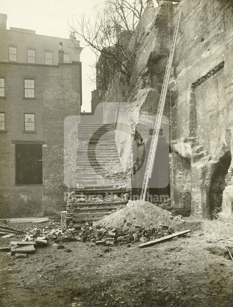 Long Stairs, Narrow Marsh, Nottingham, 1933