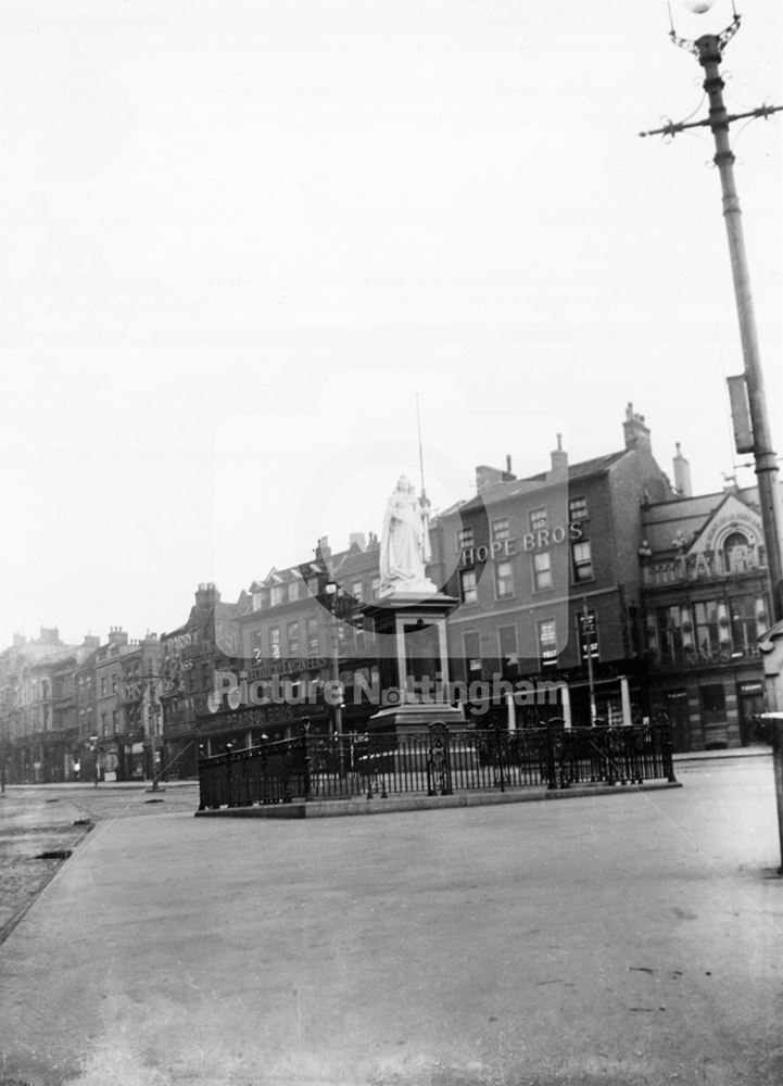 Long Row West, Nottingham, pre 1953