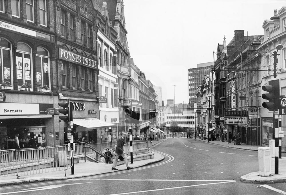 Market Street, Nottingham, 1973