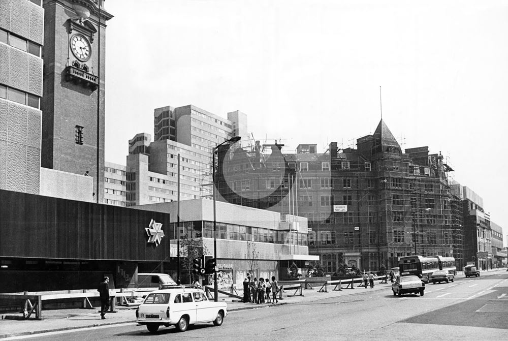 Victoria Centre, Mansfield Road, Nottingham, 1973