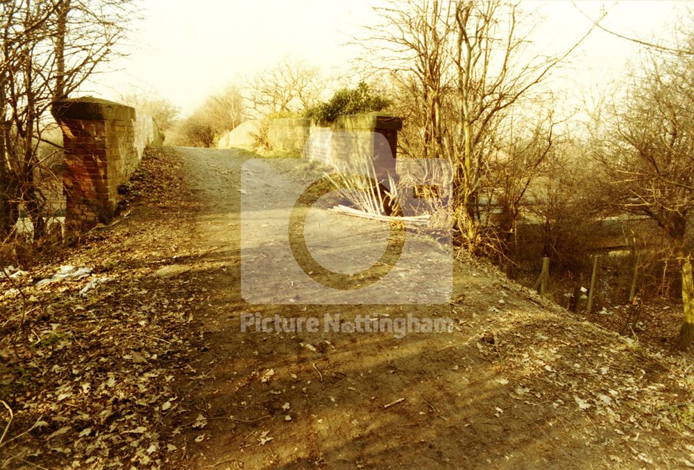 Moor Lane, Balloon Woods, Wollaton, Nottingham, 1985