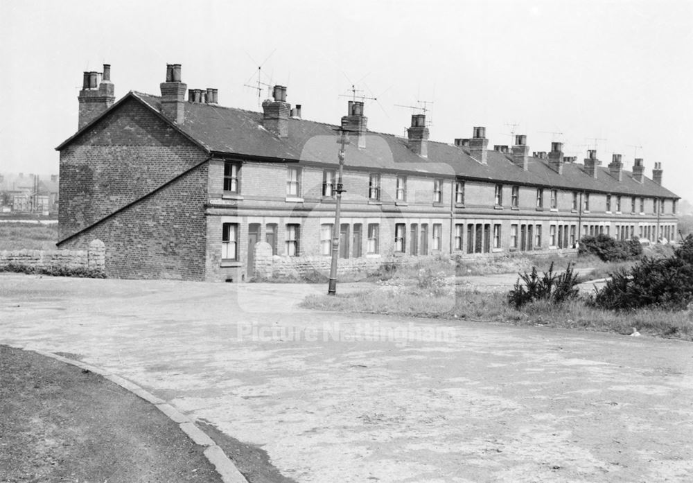 Moorbridge Cottages, Bulwell, Nottingham, c 1960s?