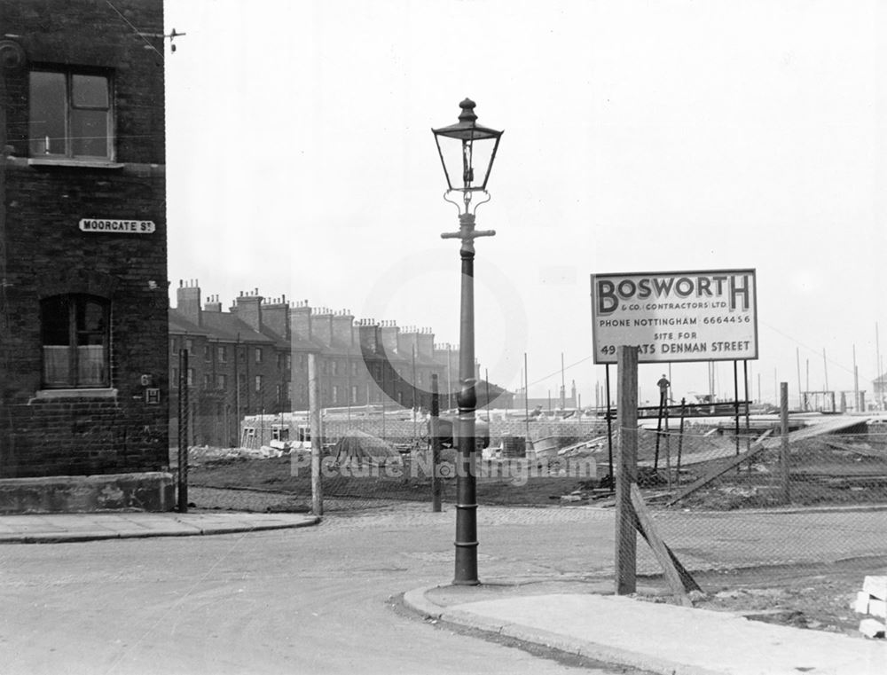 Moorgate Street, Radford, Nottingham, 1958