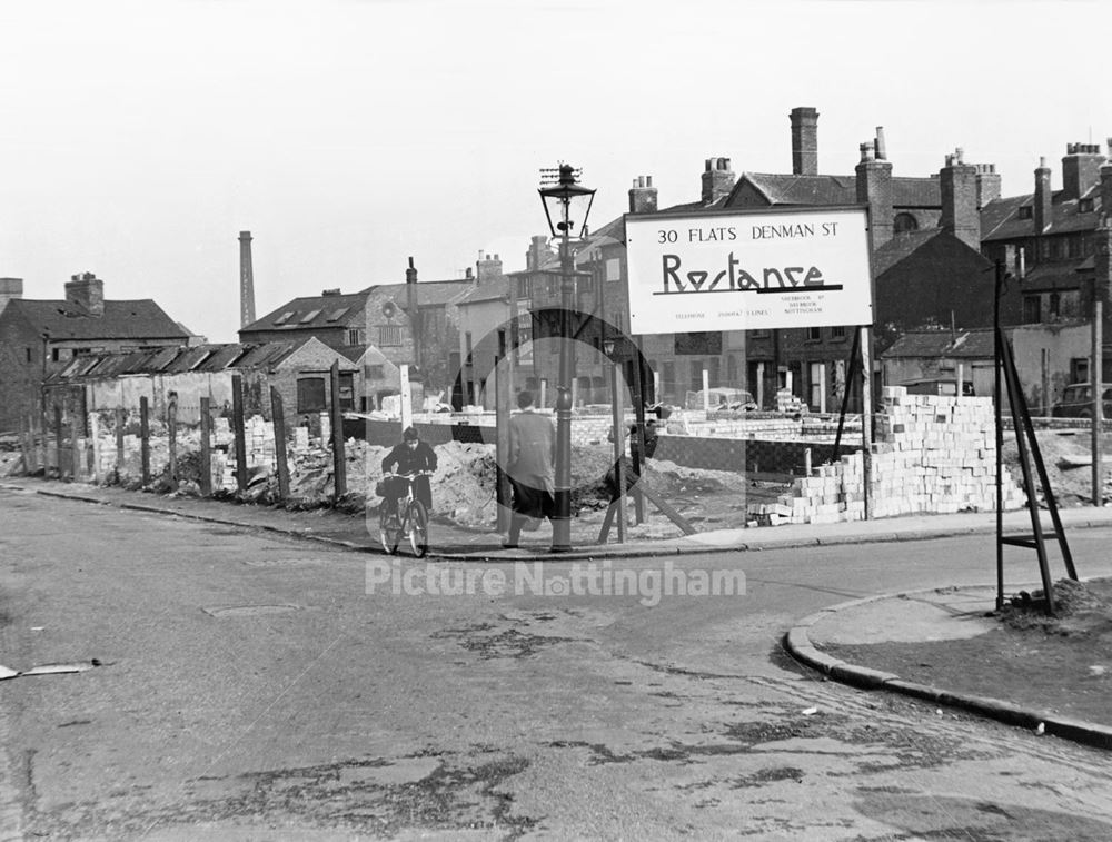 Moorgate Street, Radford, Nottingham, 1958