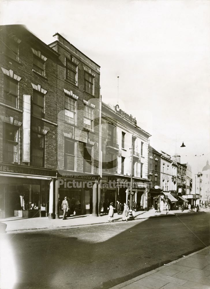 Long Row West, Nottingham, 1944