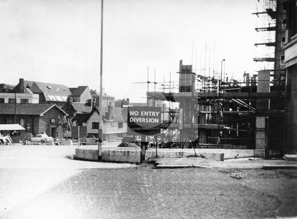 Maid Marian Way, Nottingham, 1965