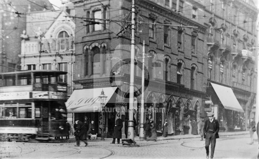 Market Street, Nottingham, c 1906