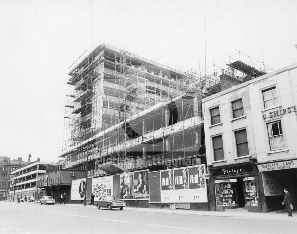 Birkbeck House, Trinity Square, Mansfield Road, Nottingham, 1966