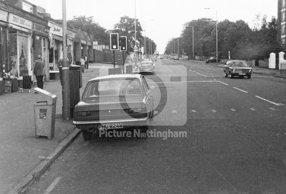 Mansfield Road, Carrington, Nottingham, 1970s