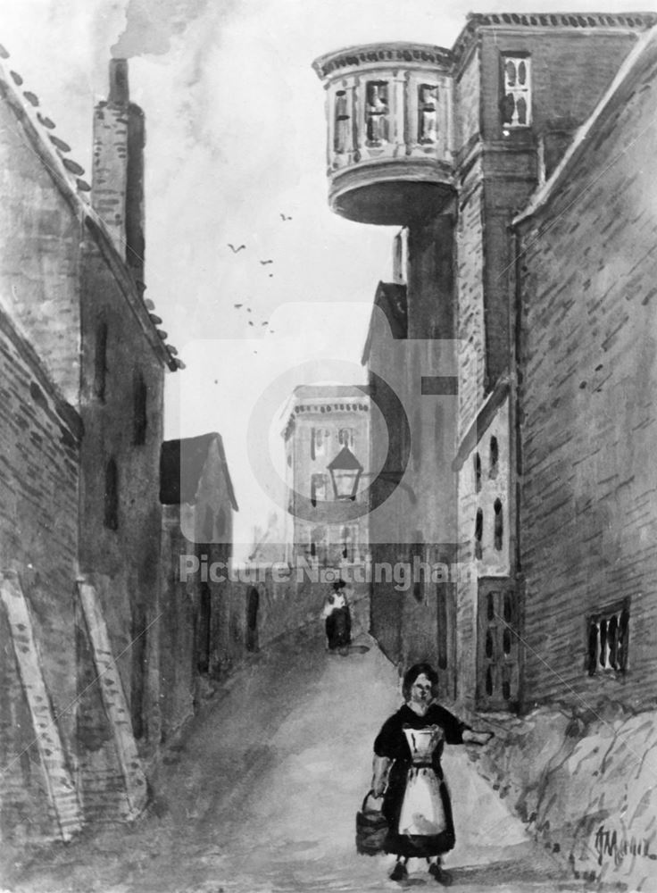 Malin Hill, Lace Market, Nottingham, c 1900