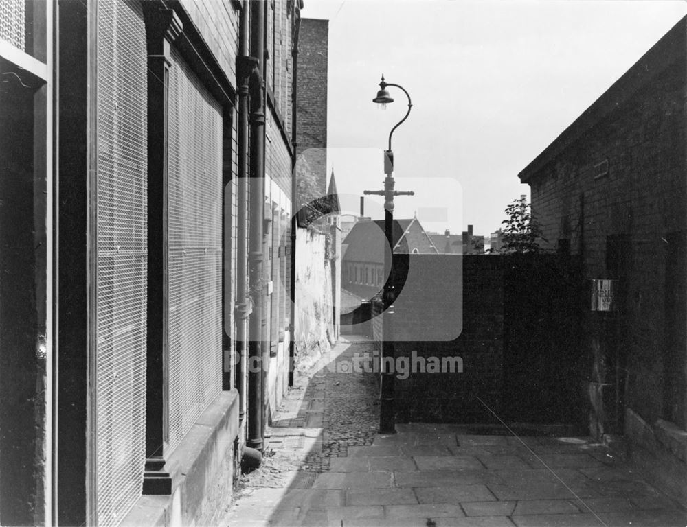 Commerce Square - Malin Hill, Lace Market, Nottingham, 1971