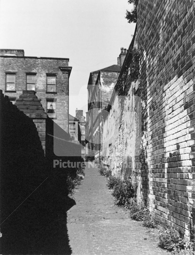 Malin Hill, Lace Market, Nottingham, 1971