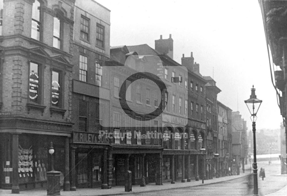 Long Row West, Nottingham, early 19th century