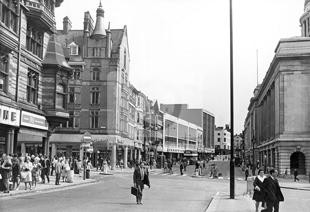 Long Row East, Nottingham, 1973